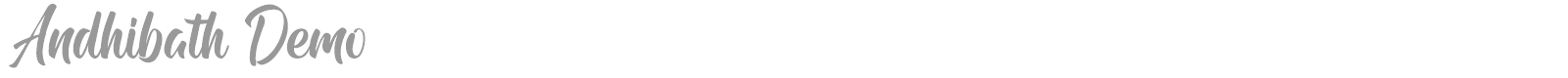 Andhibath font preview